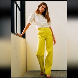 Wilfred Le Fou Iven Pant Neon Denim Jean Carpenter Cargo Utility Long Longline